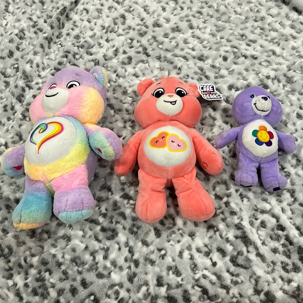 Carebear lot of 3